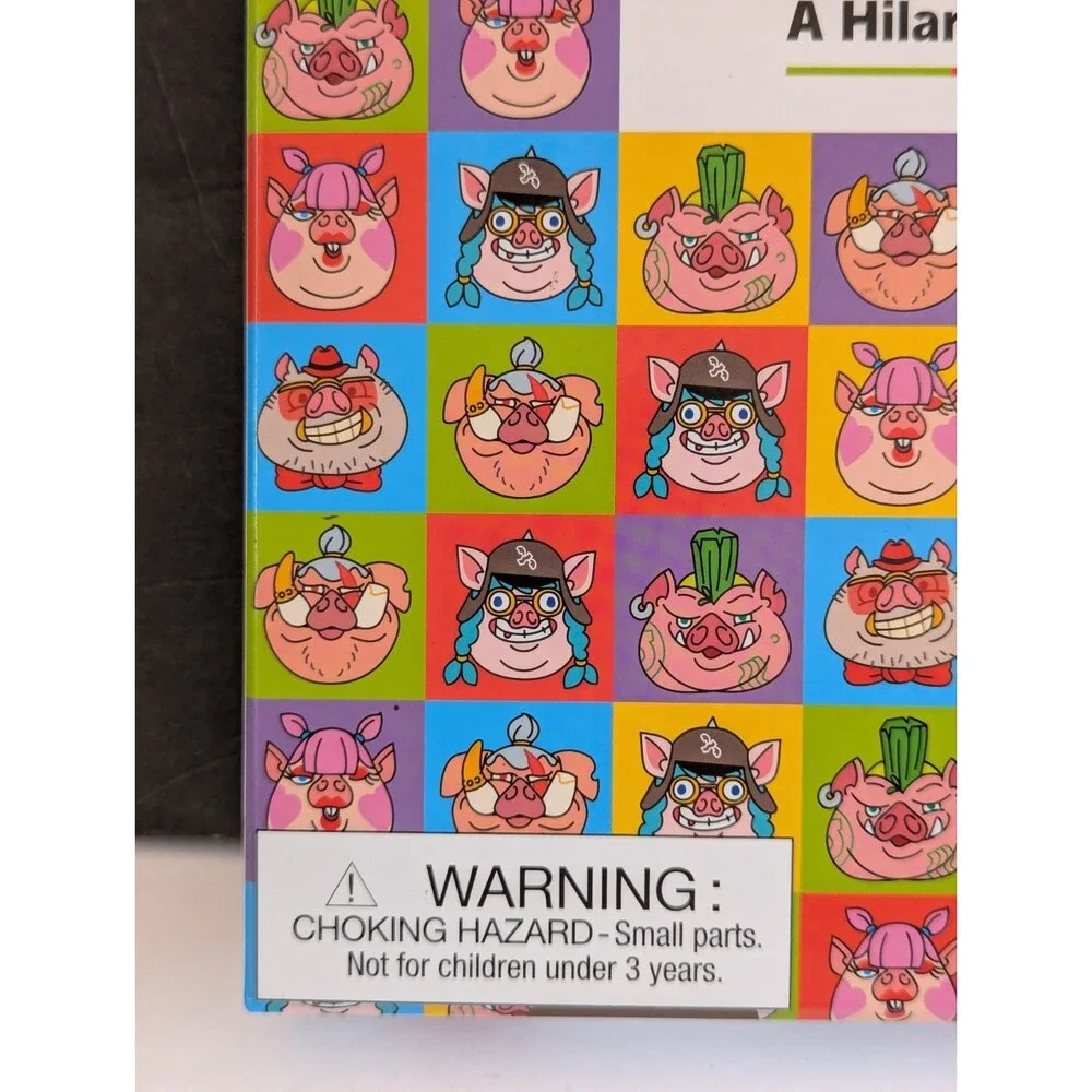 New! Hog- Wild Hijinks Guessing Board Game Family Mystery Game Ages 5+ 2 Player